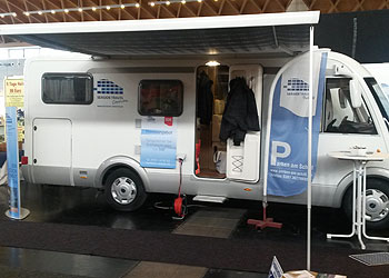 Wohnmobile auf der Viva Touristika 2015 in Rostock