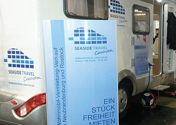 Wohnmobile auf der Viva Touristika 2015 in Rostock